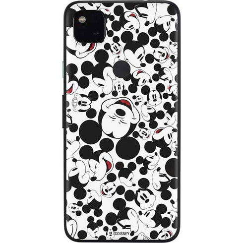 Disney Mickey Mouse Face Pattern Google Pixel 4a Skin